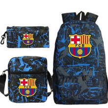 (3 pcs,52)3-Piece Backpack Set Kids Cartoon School Bag with Shoulder Bag and Pencil Case Breathable Waterproof