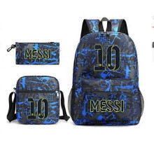 (3 pcs,49)3-Piece Backpack Set Kids Cartoon School Bag with Shoulder Bag and Pencil Case Breathable Waterproof