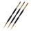 Ensemble de 3 pinceaux pour nail art 1