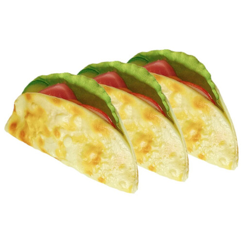 Modelo de panqueque-burrito-taco de 3 piezas para presentación de panqueques 1