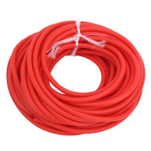 32,8 ft rotes Latex-Schlauch-Gummiband Seil, Innendurchmesser 1,7 mm, Außendurchmesser 4,5 mm für Jagd & Fitness