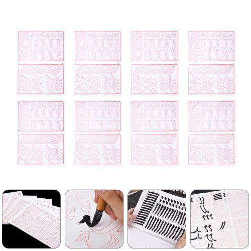 30 practice sheets for tracing Chinese calligraphy 2