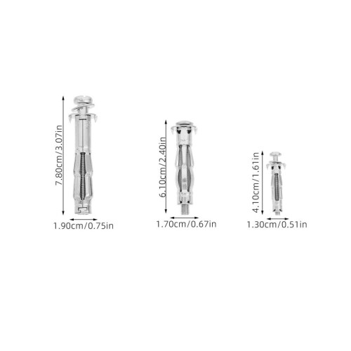 30-piece wall anchor set for plasterboard with high-strength design 1