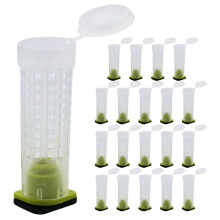 20 plastic bee cages, beekeeping, feeding tools