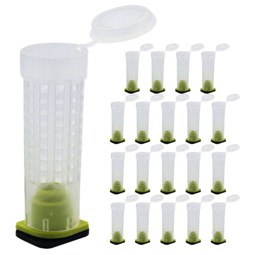 20 plastic bee cages, beekeeping, feeding tools