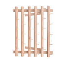 Garnrollenständer aus Holz für 30 Spulen Nähgarn, für Stickmaschine