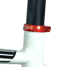 Zadelbuisklem van 34,9 mm van aluminium voor racefietsen (rood)