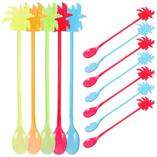 30 cucharas de plástico desechables para fiestas y postres. 1