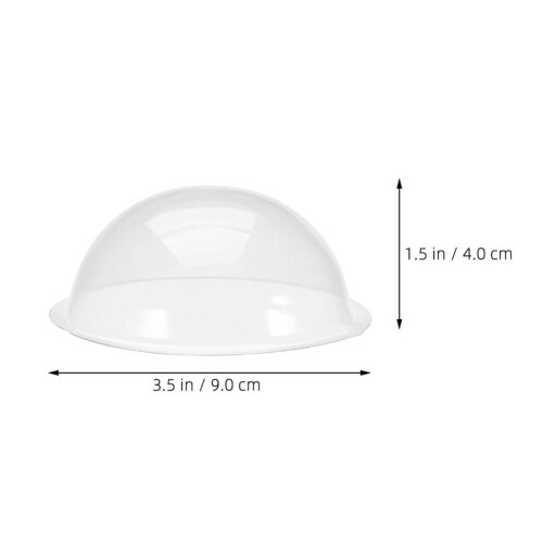 30 stuks transparante plastic koepels voor knutselprojecten 2
