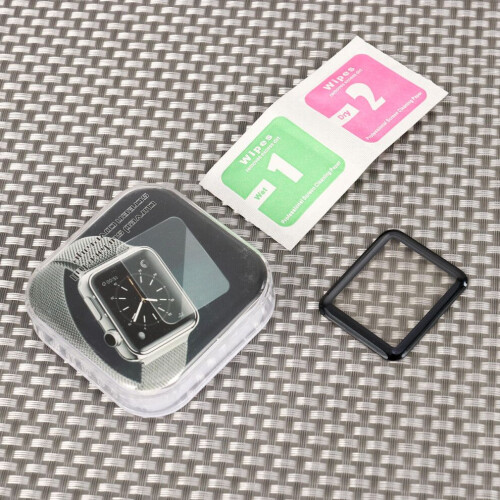 3D tempered glass screen protector for 42 mm screens, scratch-resistant, bubble-free 2