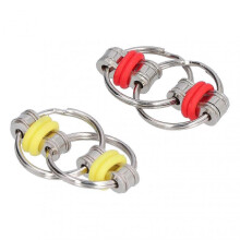 2025 Stainless Steel Fidget Chain Toy Stress Anxiety Pressure Relief Keychain for Adults