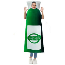 Wasabi Costume Mustard Cosplay Print Halloween Party Outfit Adult Unisex