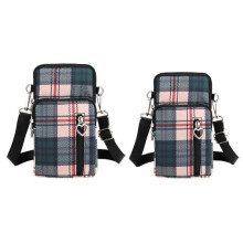 (Style 1) 2pcs Phone Bag Purse Wallet Crossbody Bag Lightweight Pockets Sports Armband Bag