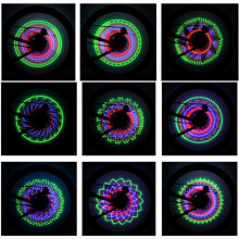 3 Stück 32 LED-Warnleuchten Speichenleuchten Radleuchten
