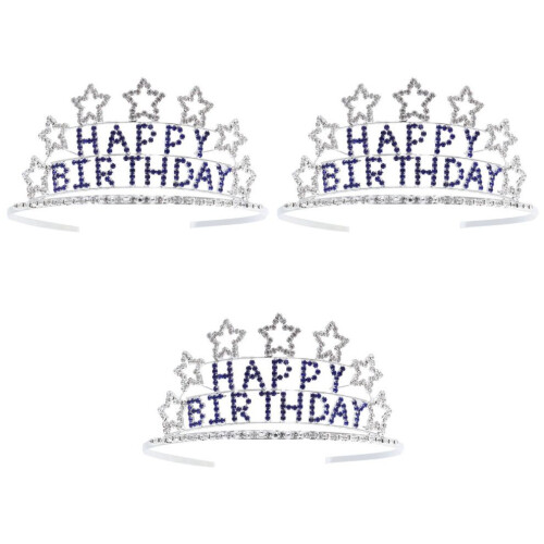 3 stuks Happy Birthday White Child 2