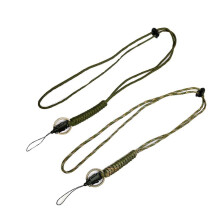 3-teiliges Set Lanyard Schlüsselanhänger Halskette Seil Handgelenkschlaufe Fallschirm