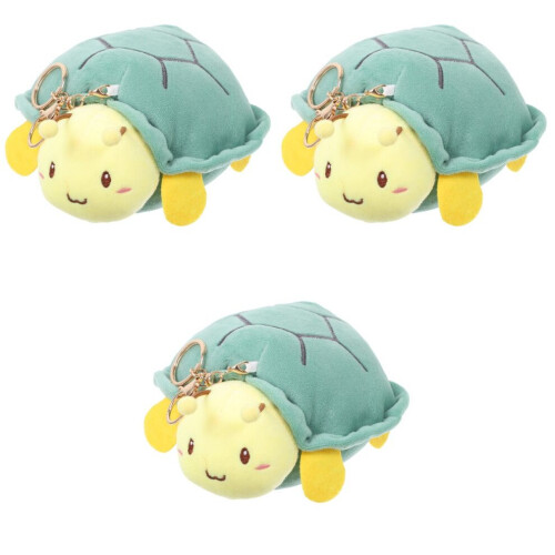 3 stuks pluche speelgoed: schildpad en bij. 2