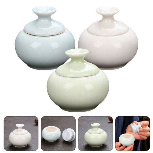 3pcs Rouge Lipstick Ceramic Mini Powder Bottle 2