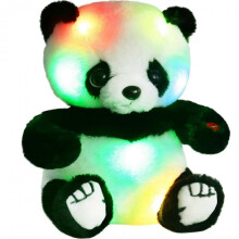 (Default,12 Inch)2025 New LED Light Up Panda Plush Toy 12 Inch Glowing Stuffed Animal Soft Cuddly Bear Gift for Kids