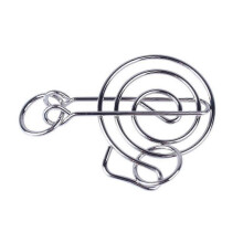 (snail ring) Metal Buckle Rings Brain Game Toy Fidgets Locked Puzzle Teaser Toy for Family Kids Autisms ADD Tension Alleviation Toy