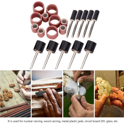 20-pack sandpappersringar för metall och rost