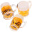 3-piece plastic beer cup set with beer model for craft projects 1