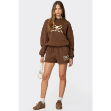 (XL,Brown)2025 Fall Winter New Women's Jacket and Wide Leg Pants Set Loose Thick Long Sleeve Casual Outfit
