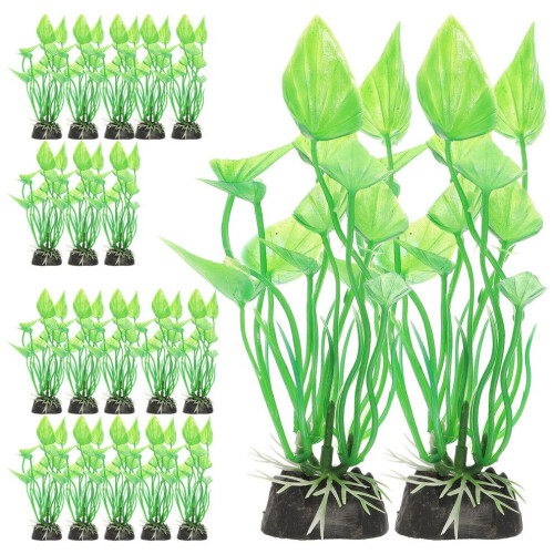 20 silkesväxter för akvarium (utbytbara) 2