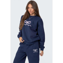 (XL,Dark blue)2025 Fall Winter New Women's Jacket and Wide Leg Pants Set Loose Thick Long Sleeve Casual Outfit