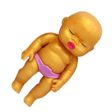 (2) Squeezable Toy TPR Palms Doll Soft Golden Doll Decompression Toy Stress Relief Fidgets Autisms Slow Rising Stretch Toy Multicolor