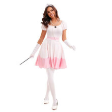 (XL, Princess Dress) Peach Dress Cosplay Costume Halloween Couple Outfit Adult Unisex Stage Performance Costume