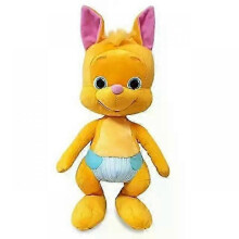 (Red) 25cm Word Party Plush Toys Learning Stuffed Doll Lulu Franny Bailey Kip Leopard Kangaroo Elephant Panda Animal Toys Kids Gifts