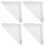 4 square cotton handkerchiefs, creative and 1