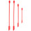 4 cosmetic spatulas for make-up and 2