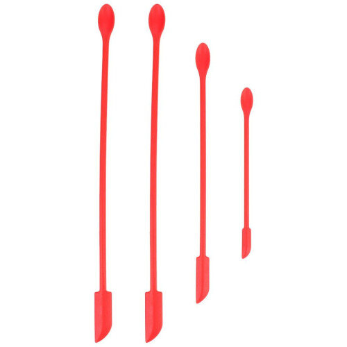 4 cosmetic spatulas for make-up and 1