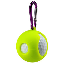 Silicone Golfs Balls Sleeve Holds Single Balls Golfs Balls Protective Golfs Balls Holder Clip With Hangable Metal Hook Light Green