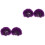 4 Artificial Green Glitter Balls for Wedding Decoration 4