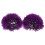 4 Artificial Green Glitter Balls for Wedding Decoration 2