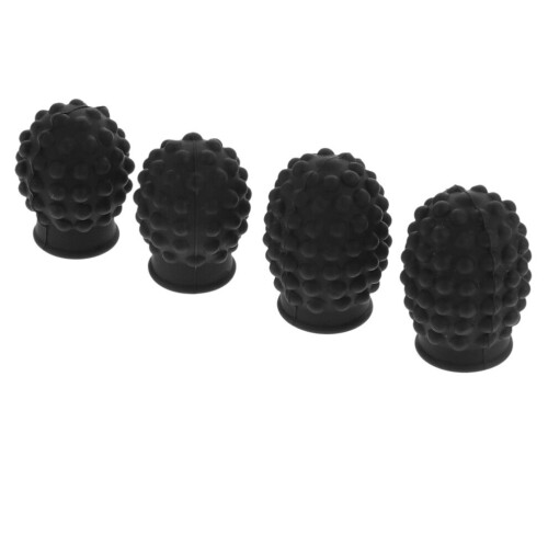 4 silicone drumstick covers, damper protectors for drums 1
