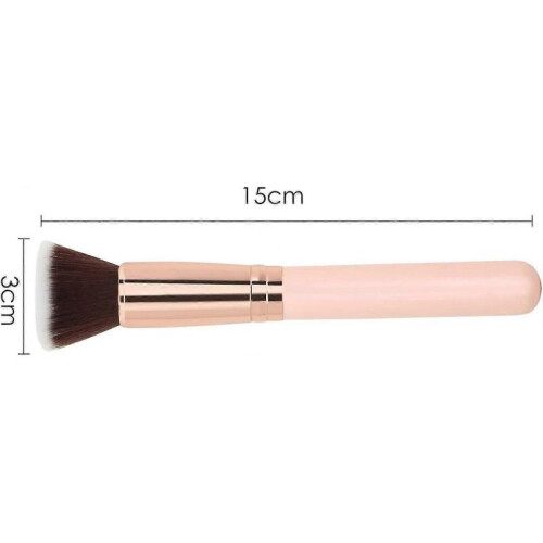 Versatile Flat Top Kabuki Brush for Liquid, Powder, and Cream Makeup Application 1