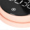 3in LED Digital Timer Rotatable Magnetic Low Noise ABS Shell Silicone Buttons Kitchen Timer Pink 3