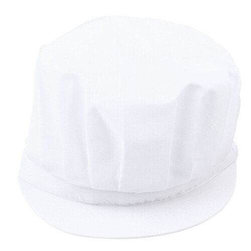 Koksmuts van vuilafstotend mesh-materiaal, ademend, wit