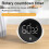 (White)Kitchen Timer, Low Noise Magnetic Digital Kitchen Timer Silicone Buttons 3in LED for Classroom (White) 3
