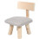 Sillón infantil con respaldo para el hogar 1