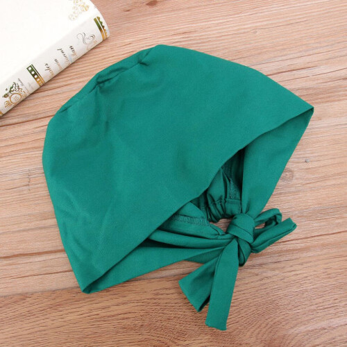 Nurse's hat, adjustable, solid color (green) 2