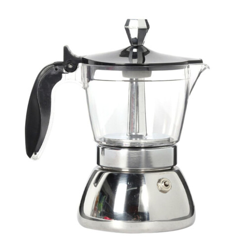 Cafetera grande, moka para espresso 1