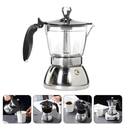 Cafetera grande, moka para espresso 2