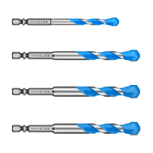 Hexagonal Shank Eccentric Drill Carbide Bit-6mm8mm10mm12mm