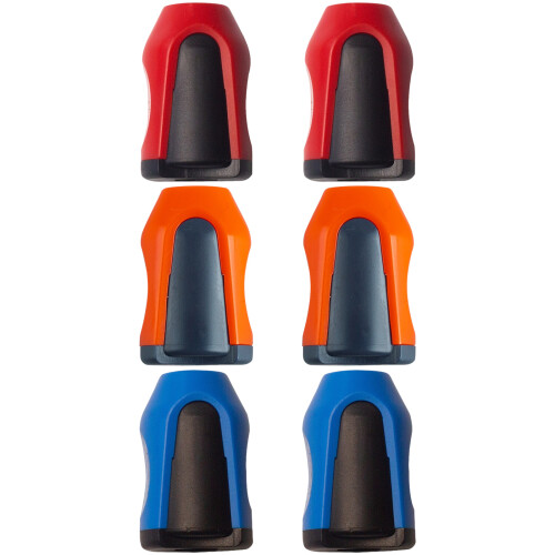 2Pcs Magnetizer Screwdriver Bit Holder Magnetic Strong-Red 1