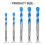 Hexagonal Shank Eccentric Drill Carbide Bit-6mm8mm10mm12mm 3